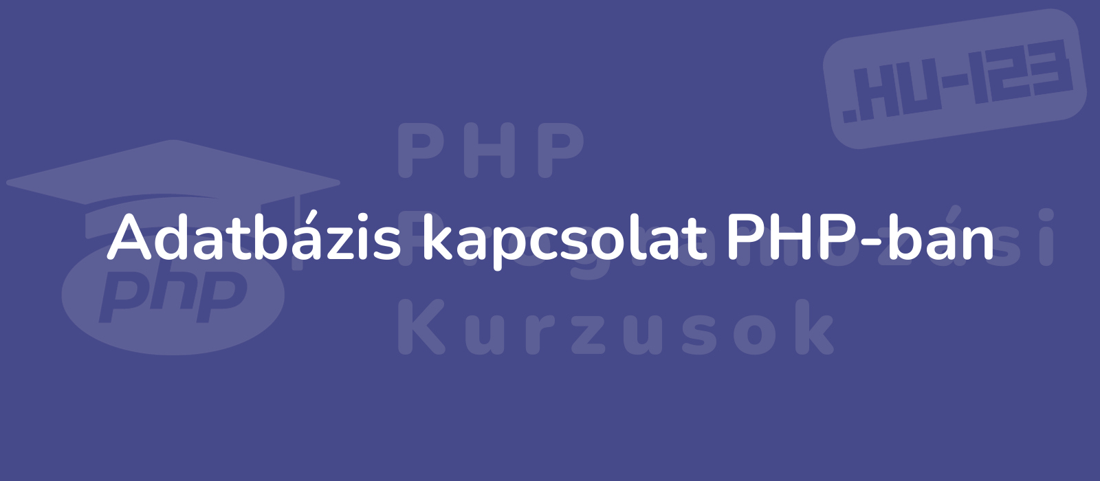 technological background with php code connecting database representing database connection in php