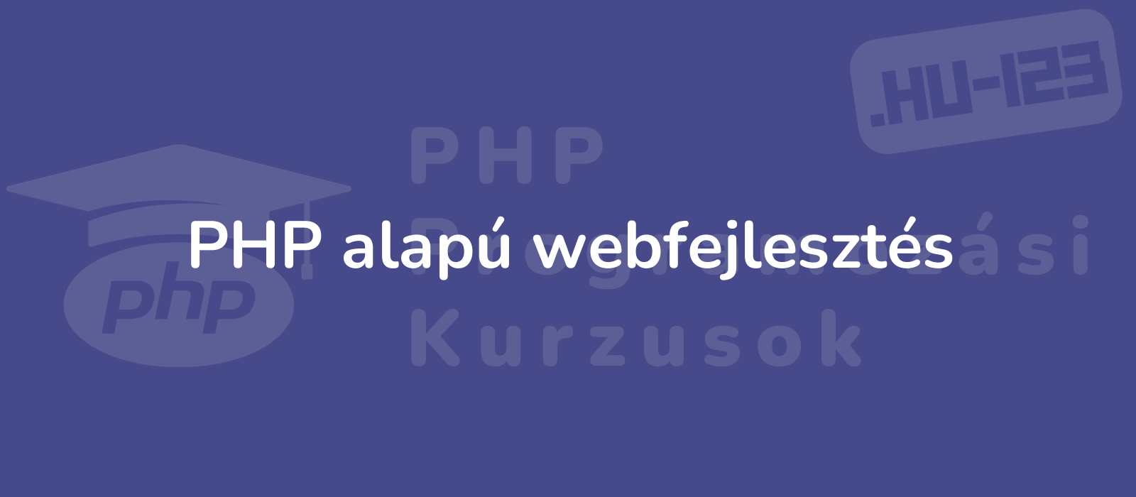 dynamic web development concept showcased with php logo on a modern background illustrating innovation and functionality