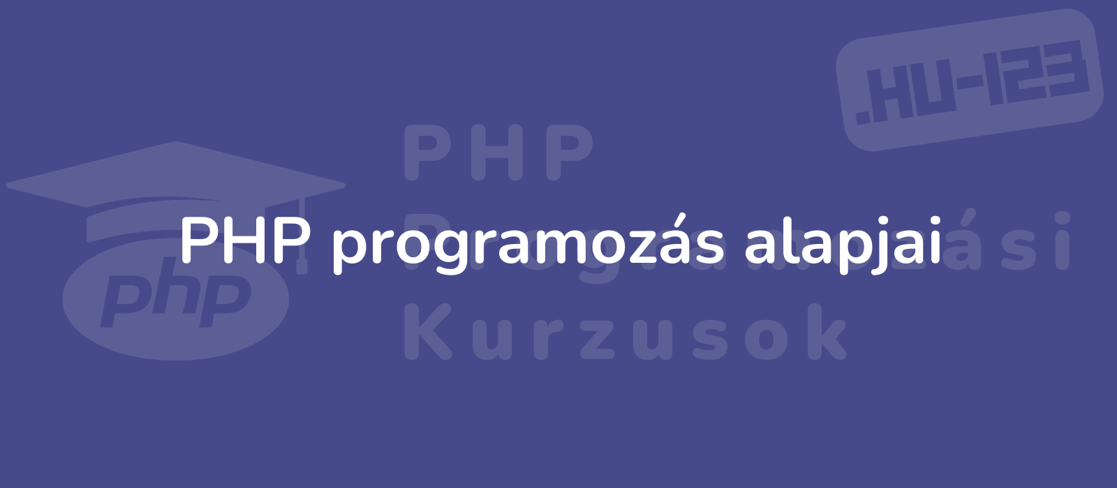 the representative image for the title php programozaas alapjai could be described as illustration of a coding screen with php syntax highlighted representing the fundamentals of php programming